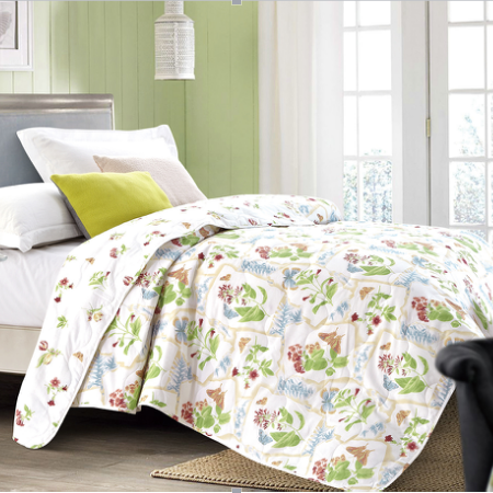 富安娜-纯棉印花夏被 &nbsp;轻舞飞絮