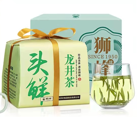【狮峰牌】龙井茶头采特级纸包200g