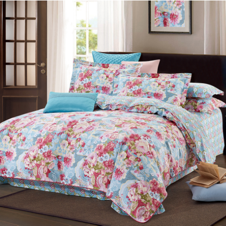 富安娜-床单四件套  春意香阁